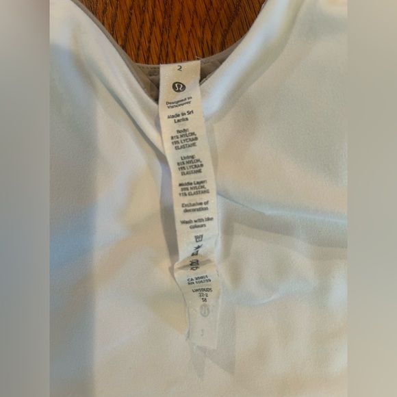 Lululemon Align Tank Top – White – Size 2 - Picture 3 of 3